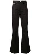 Eytys Five Pocket Design Flared Trousers - Black