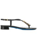 Loriblu Crystal Embellished Sandals - Black