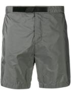 Prada Long Swim Shorts - Grey