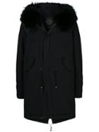 Mr & Mrs Italy Hooded Parka Coat - Black