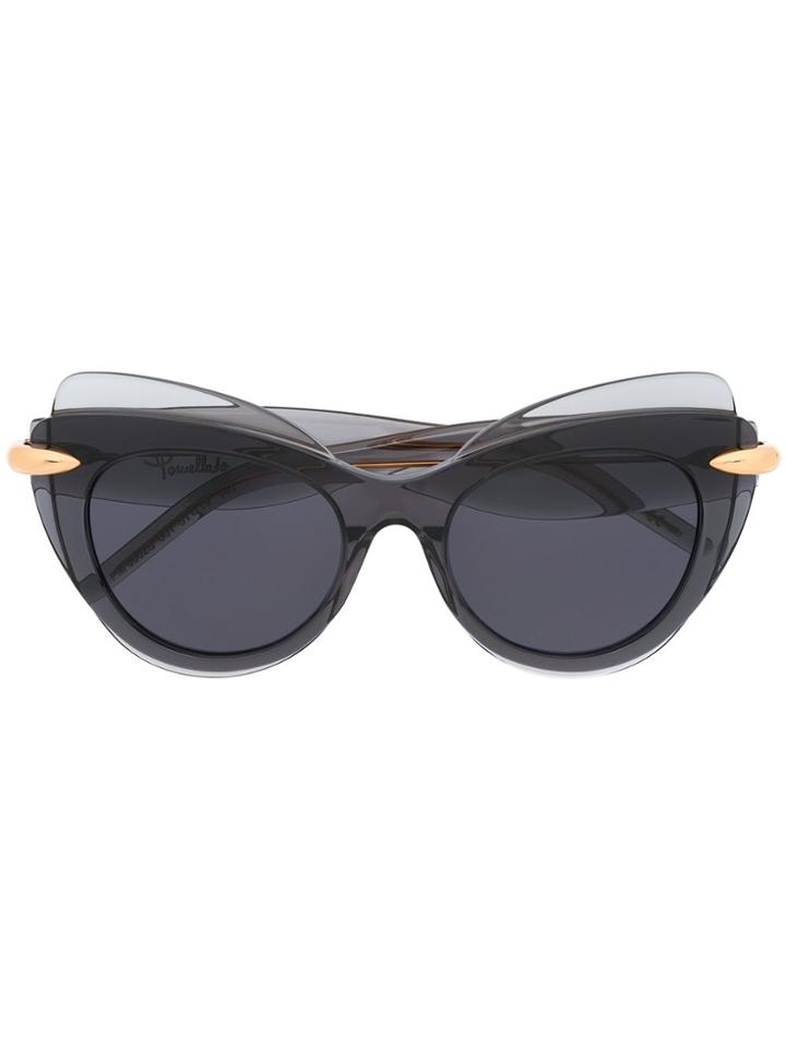 Pomellato Eyewear Pomellato Eyewear Pm0002s 001 Grey Grey Smoke