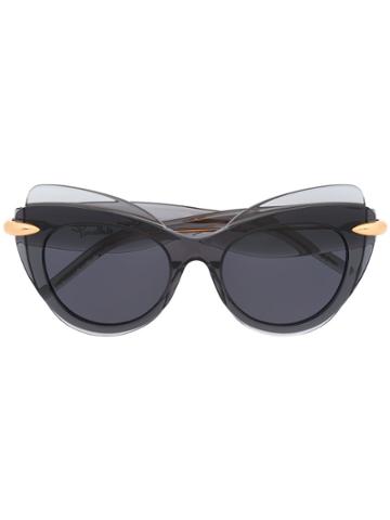 Pomellato Eyewear Pomellato Eyewear Pm0002s 001 Grey Grey Smoke