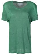 Iro Distressed Hole T-shirt - Green