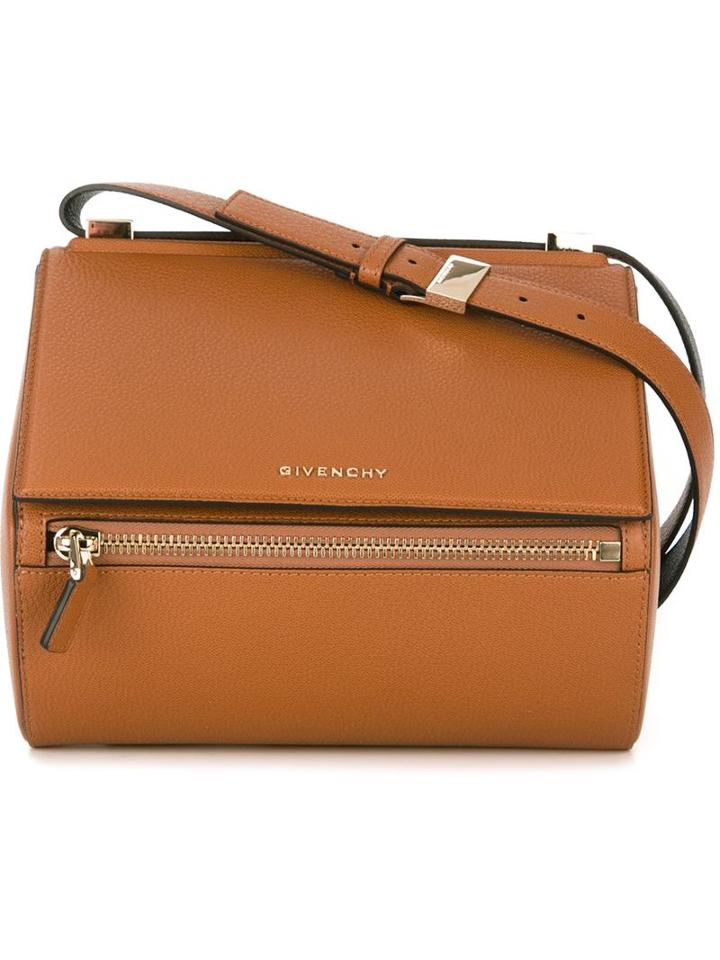 Givenchy Pandora Box Cross-body Bag, Women's, Brown, Leather