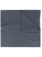 Emporio Armani - Draped Scarf - Men - Modal - One Size, Grey, Modal