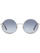 Miu Miu Eyewear Société Round Sunglasses - Silver