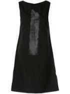 Fendi Pre-owned Printed Logo Straight-fit Dress - Black