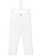 Gucci Kids - Web Detail Jeans - Kids - Cotton/polyester/spandex/elastane - 10 Yrs, White