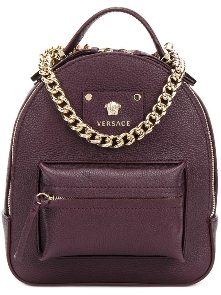 Versace Medusa Backpack - Red