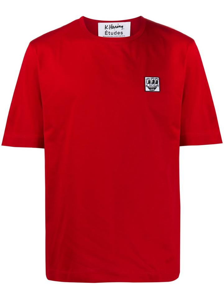Études X Keith Haring Face T-shirt - Red