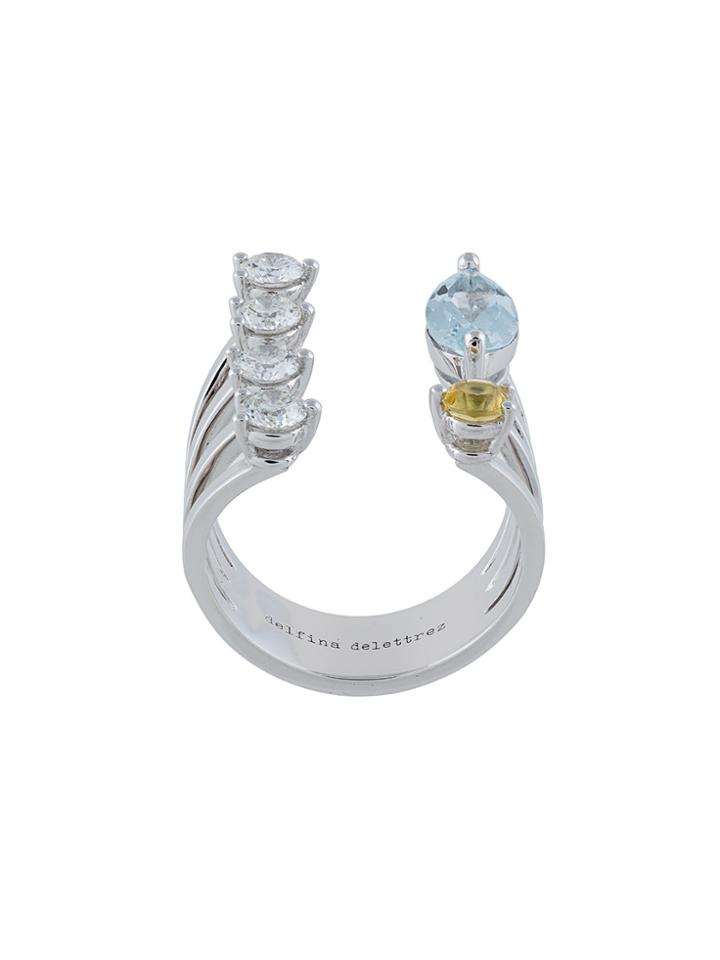 Delfina Delettrez Today Tomorrow Dots Ring - Metallic
