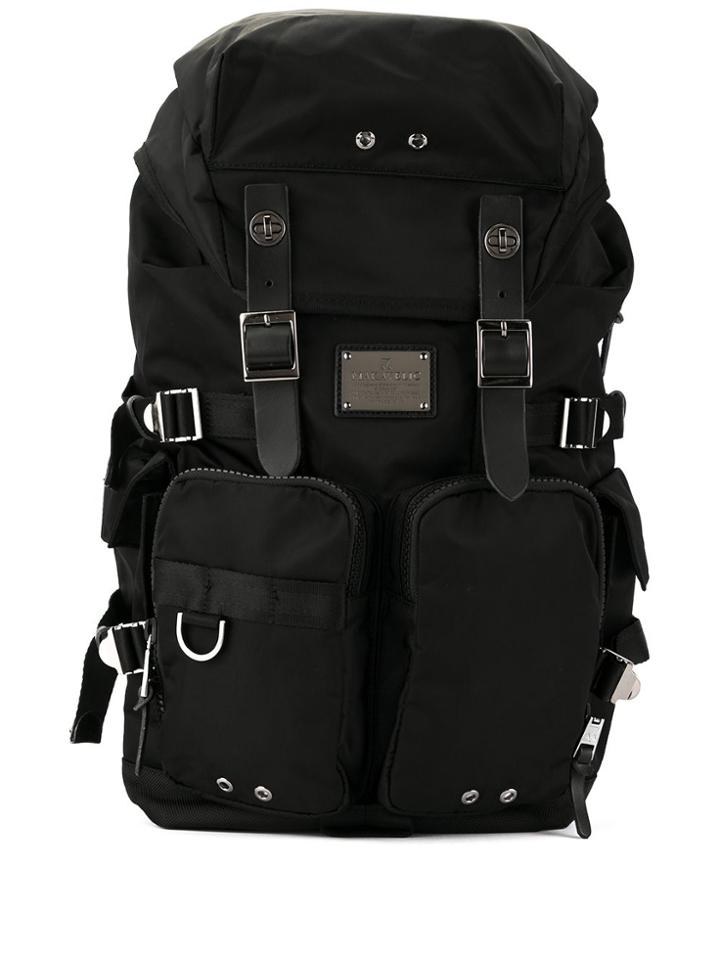 Makavelic Sierra Double Bottles Backpack - Black
