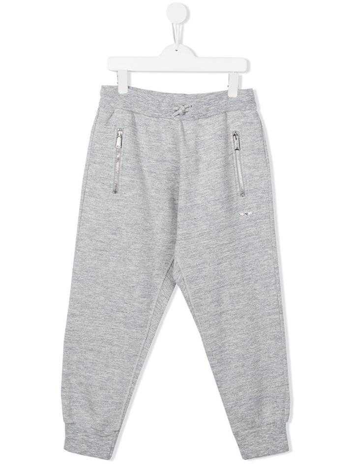 Dsquared2 Kids Drawstring Trackpants, Girl's, Size: 16 Yrs, Grey