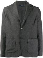 Lardini Casual Jersey Knit Blazer - Grey