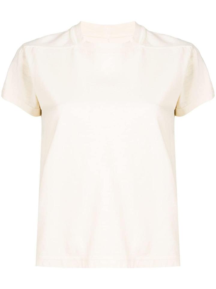 Rick Owens Drkshdw Crew Neck T-shirt - Neutrals
