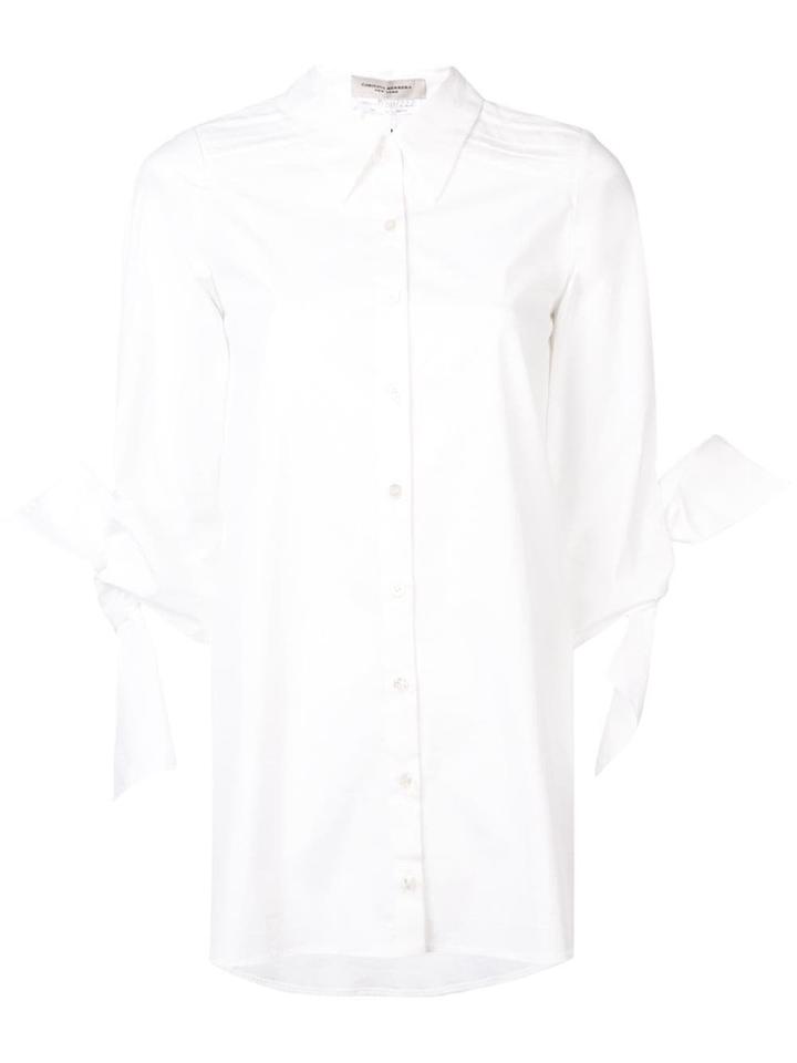 Carolina Herrera Tie Cuff Blouse - White