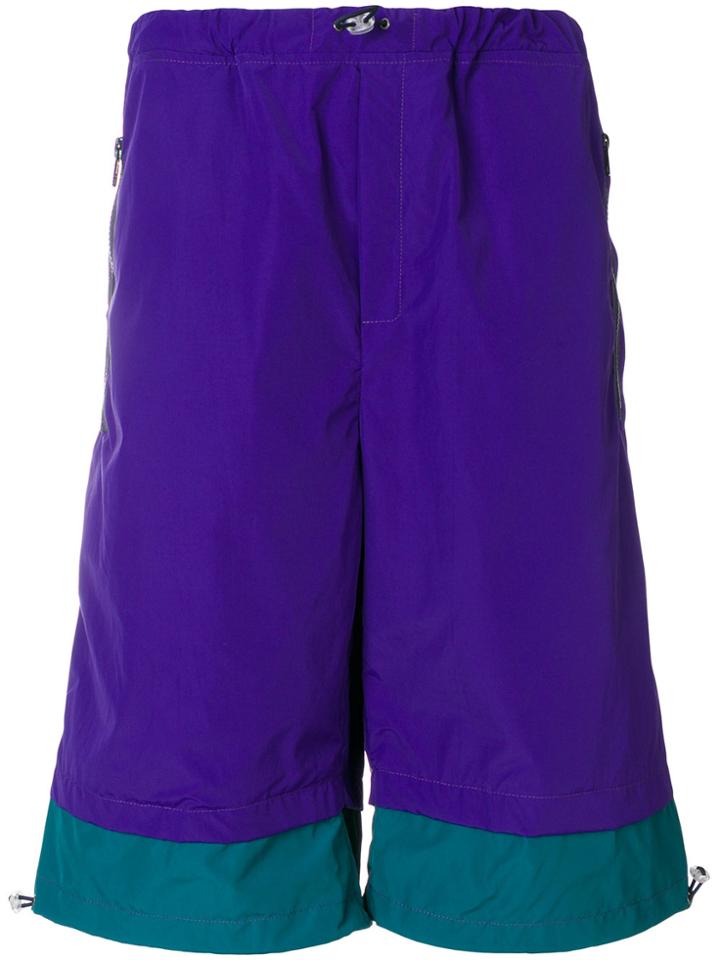 Lc23 Two-tone Shorts - Pink & Purple