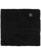 Canada Goose Textured Knit Scarf - Black
