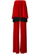 Talbot Runhof Nini Jumpsuit - Red