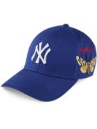 Gucci Cappellino Da Baseball Con Patch Ny Yankees&trade; - Blue