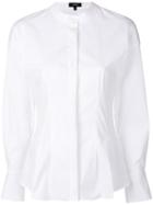 Theory - Fitted Waist Shirt - Women - Cotton/spandex/elastane - M, White, Cotton/spandex/elastane