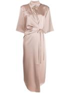 Nanushka Lais Asymmetric Dress - Neutrals