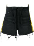Off-white Capri Shorts - Black
