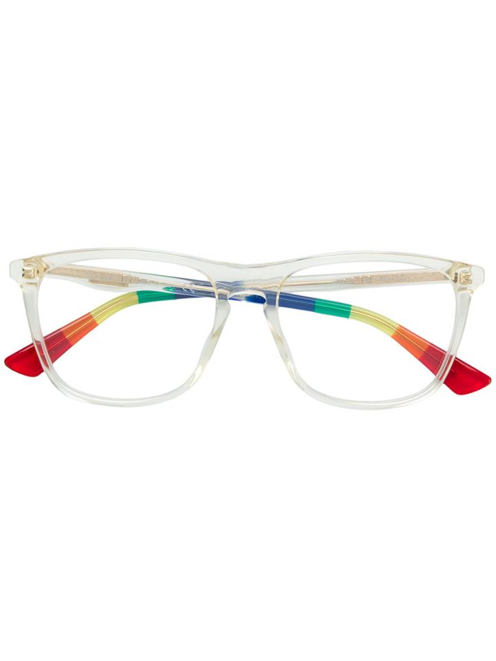 Gucci Eyewear Square Frame Glasses - White