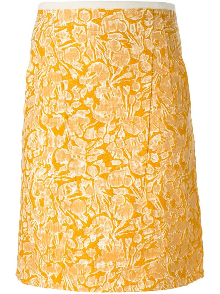 Odeeh High Waist Jacquard Skirt