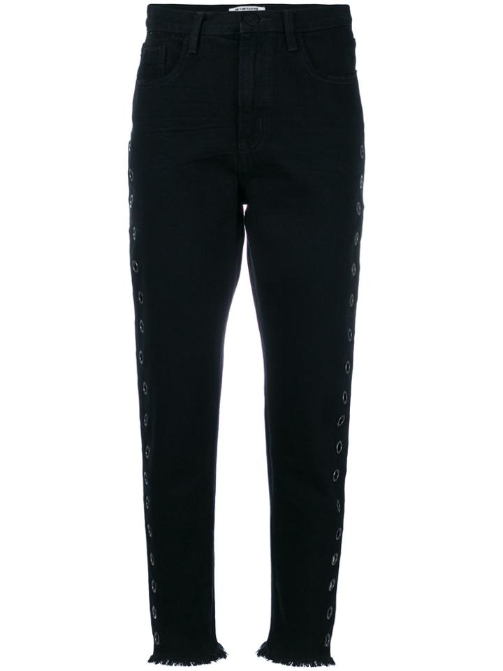 One Teaspoon Side Eyelet Detail Jeans - Black
