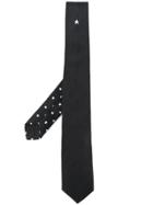 Givenchy Embroidered Star Tie - Black