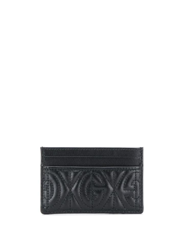 Gucci Monogram Detail Cardholder - Black