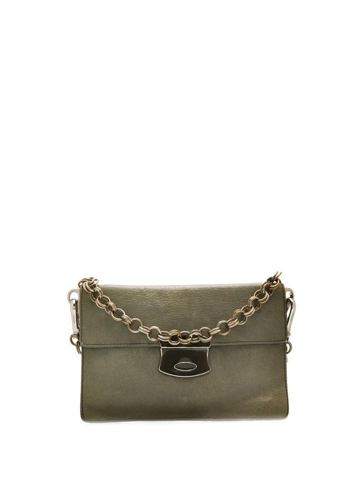 Prada Pre-owned Chain Strap Shoulder Bag - Grey