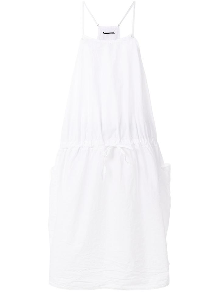 Album Di Famiglia Drawstring Waist Dress - White