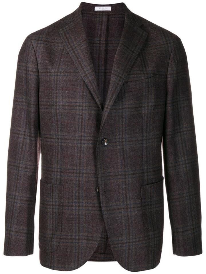 Boglioli Single-breasted Blazer - Brown