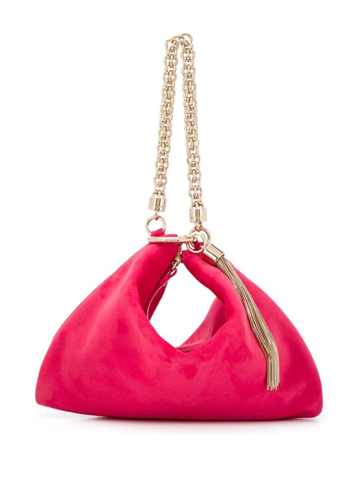 Jimmy Choo Callie Velvet Bag - Pink