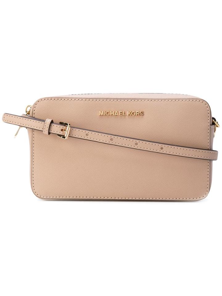 Michael Michael Kors Chain-embellished Shoulder Bag - Neutrals