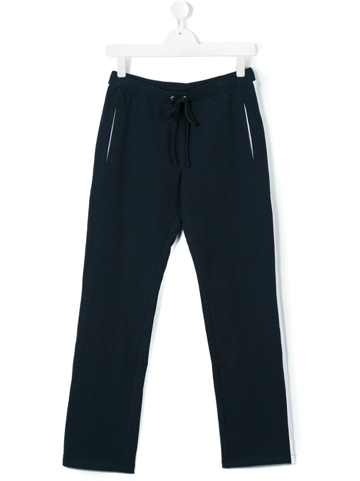 Roberto Cavalli Kids Teen Side Stripe Track Trousers - Blue