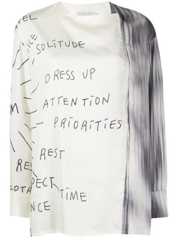 Low Classic Printed Scribbles T-shirt - White