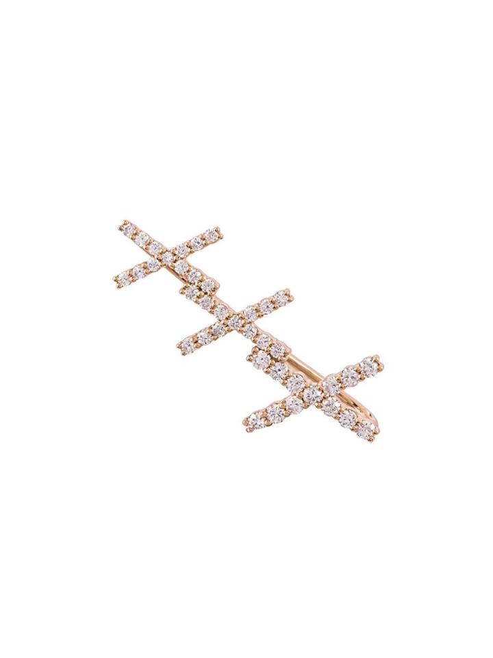 Alinka Katia Diamond Cuff Earring - Metallic