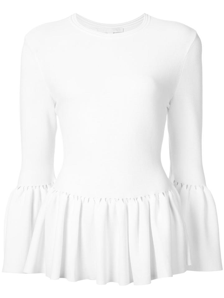 Jonathan Simkhai Pleated Top, Women's, Size: Xs, White, Viscose/nylon