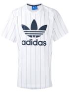 Adidas Originals - Pinstripes T-shirt - Men - Cotton - S, White, Cotton