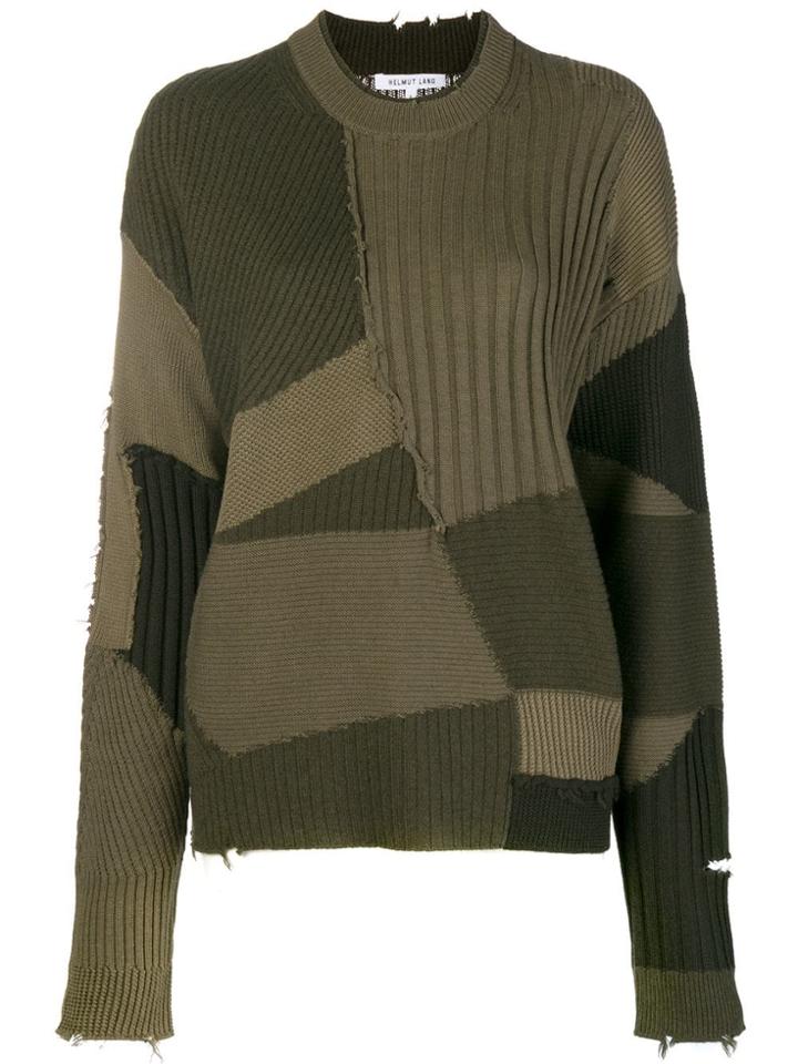 Helmut Lang Grunge Sweatshirt - Green