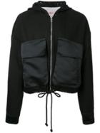 Marna Ro Drawstring Waist Hooded Jacket - Black
