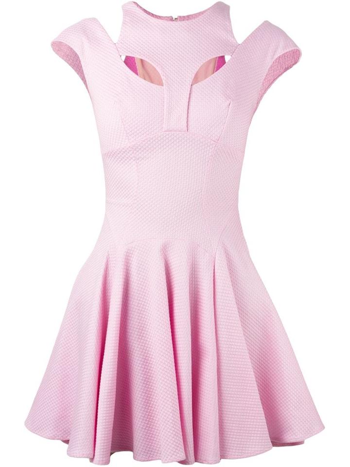 Philipp Plein 'flower' Dress, Women's, Size: Xs, Pink/purple, Cotton/spandex/elastane/nylon