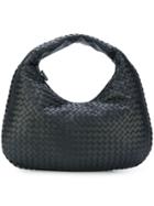 Bottega Veneta Intrecciato Weave Shoulder Bag - Black