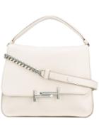 Tod's - Double T Tote - Women - Calf Leather - One Size, White, Calf Leather