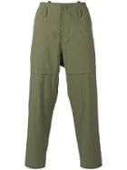 Oamc Combat Trousers, Men's, Size: 33, Green, Cotton