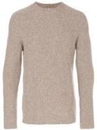 Paolo Pecora Bouclé Knit Jumper - Brown