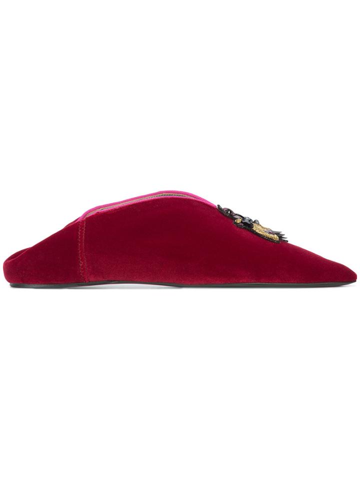 Figue Embroidered Mules